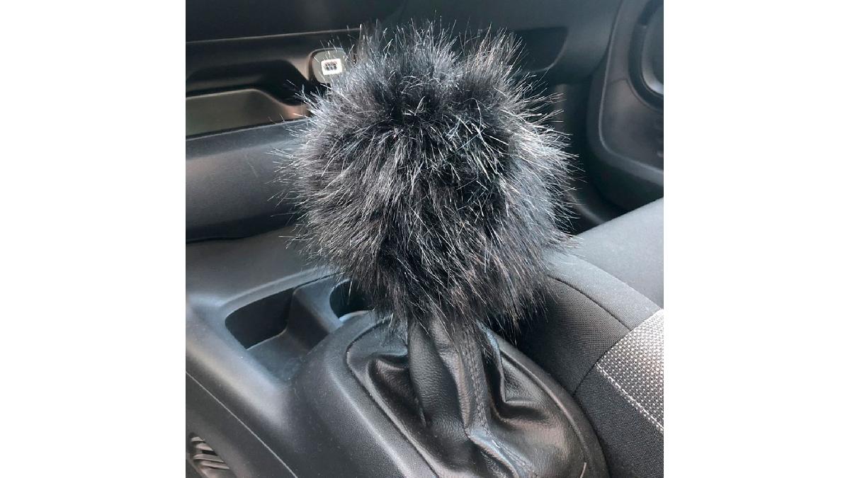 Simoni+Racing+Housse+de+Pommeau+Fluffy+Fur+-+Noir